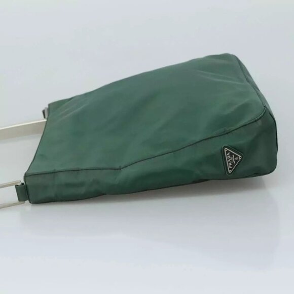 PRADA Shoulder Bag Nylon Green Auth - Picture 9 of 15
